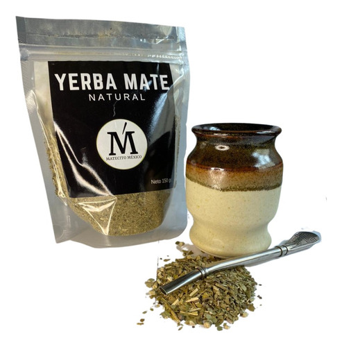 Imagen 1 de 5 de Set De Mate Argentino Mate Y Bombilla