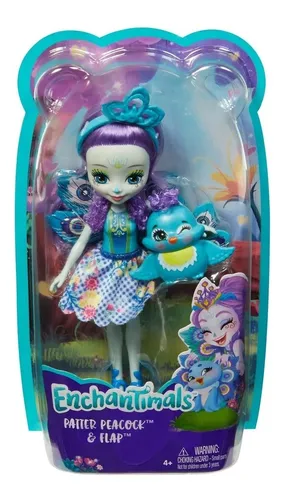 Enchantimals Patter Peacock Y Pavorreal Flap Original