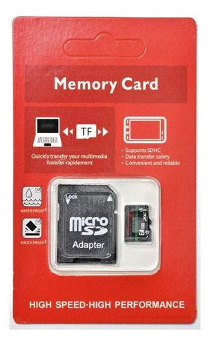 Tarjeta De Memoria Micro Sd Adaptador Sd 128 Gb Gigas