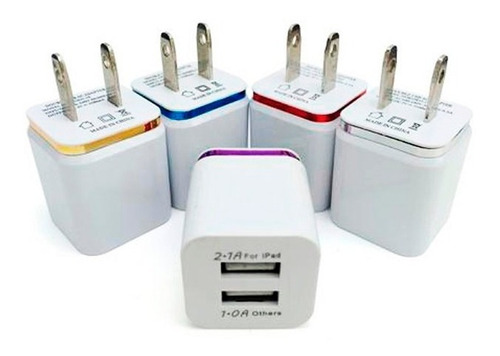 Cubo Cargador De Pared Usb 2.1a Universal Celulares Tablet