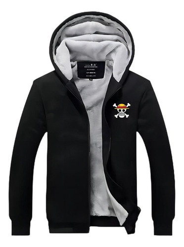 2025 Sudadera Con Capucha De Polar One Piece Monkey D. Luffy