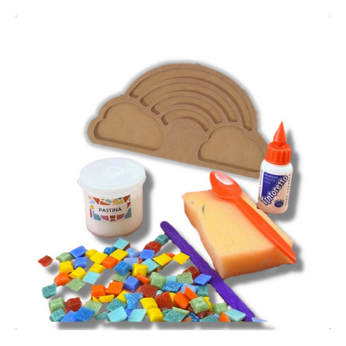 Kit Mosaico Pequeños Artistas Niños Arte Infantil