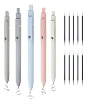 Comprar 5 Pcs Bolígrafos De Gel Y 10 Recargas De Reemplazo, Plumas