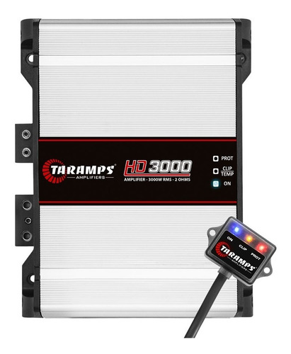Modulo Taramps Hd 3000 2 Ohms 3000w Rms Amplificador Som Aut