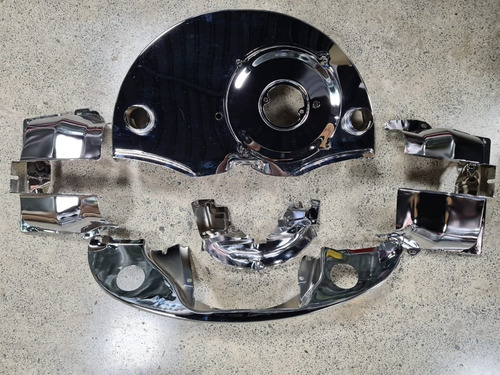 Kit De Tolvas Cromadas C/ductos Calefaccion Vw 1600