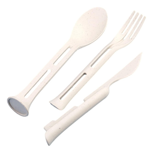 Travel Fork And Spoon Set, Camping Cutlery, Portable 3 In 1