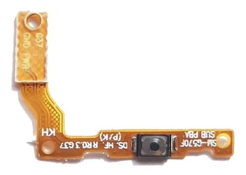 Botão Cabo Flex Power Compatível Celular J7 Prime Sm G610 F