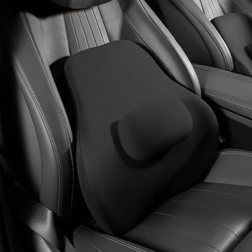 Cojín De Soporte Lumbar Para Vehículo De Soporte Negro