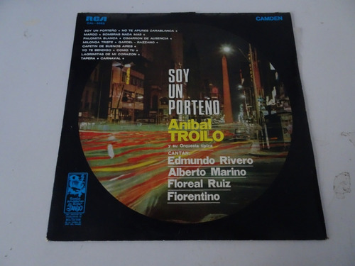 Anibal Troilo - Soy Un Porteño - Vinilo Argentino Tango