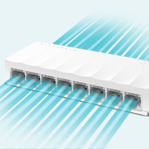 Switch Internet Tp-link 8 Puertos 10/100 Ls 1008 Rj45 200mbp