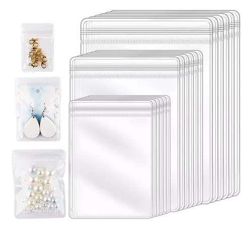 Embalaje Ziplock Para Joyas En Kit De Pvc Transparente, 150