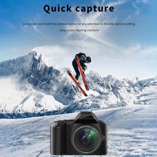 Câmera Dslr De Visão Noturna Wifi Com Microfone