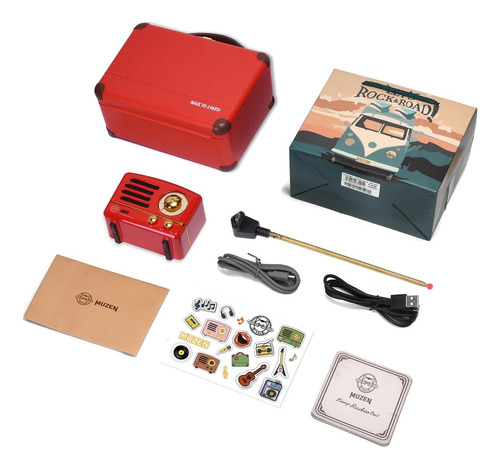 Altavoz De Bluetooth Portátil Muzen, Altavoz Inalámbrico De