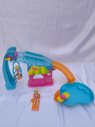 Polly Pocket Set De Fiesta En Piscina