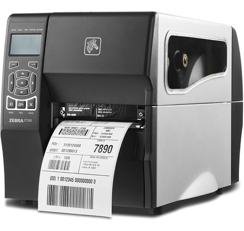 Imagen 1 de 6 de Impresora Transferencia Termica Etiquetas Zebra Zt230 Usb 