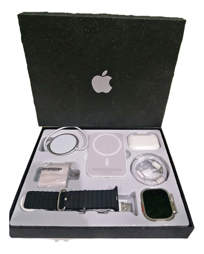 Kit Smart Watch 6 En 1 AirPods Magsafe Cargador Para iPhone