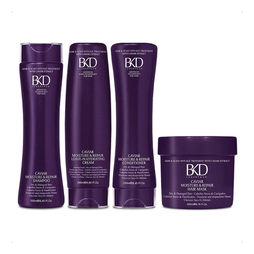 Bkd Kit Moisture & Repair Línea Completa Cabello Castigado 