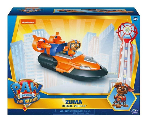 Paw Patrol Zuma Vehiculo Aerodeslizador De Lujo