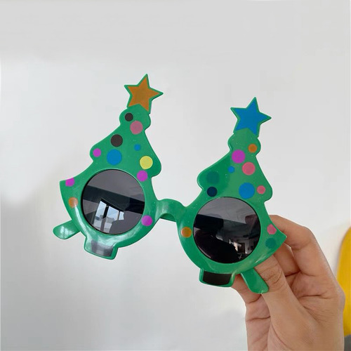 Óculos De Árvore De Natal Do Papai Noel Art Clown