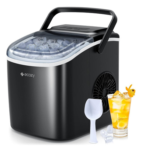 Ecozy Máquina De Hielo Portátil Para Encimera 9 Cubitos De Color