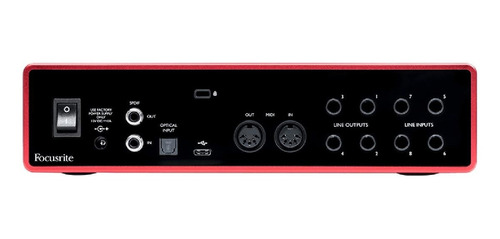 Imagem 2 de 2 de Interface de áudio Focusrite Scarlett 18i8 100V/240V 3ª geração