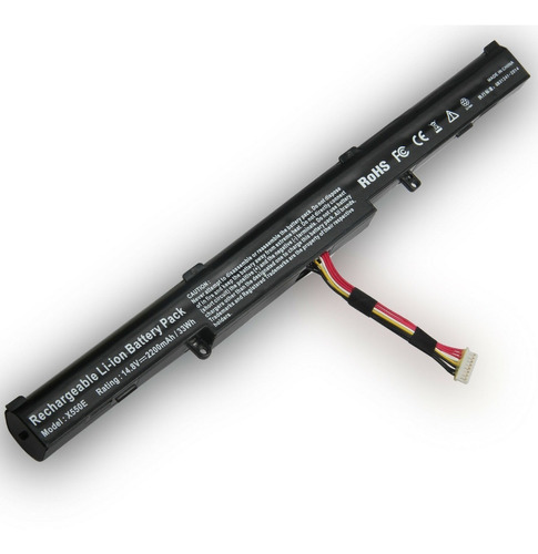 Bateria Asus X751m X750j X750ja X550z A41-x550e 2600mah Color de la batería Negro