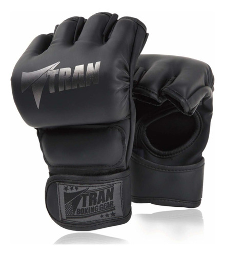 Guantes De Mma Con Palmas Abiertas Tran, Para Boxeo, Artes .