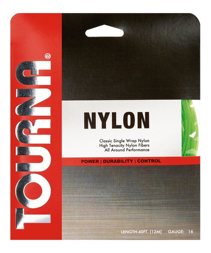 Cuerda Para Raqueta De Tenis Tourna Nylon Set 12m