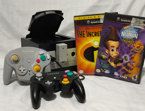 Nintendo Gamecube Standard Color Negro Con Juegos Incluidos (Usado)