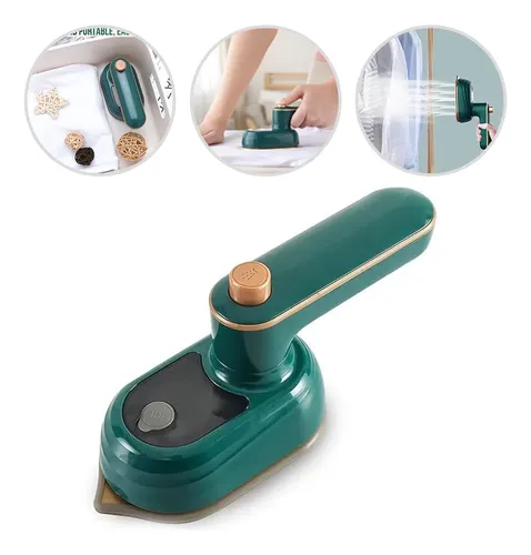 Mini Ferro de Passar Roupa a Vapor escuro