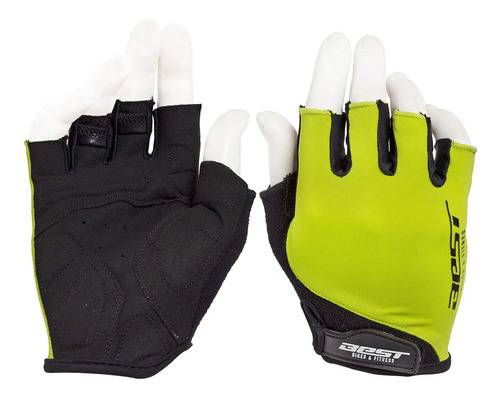 Guante Best Dedos Cortos Talla L Amarillo/negro Sb-01-7063