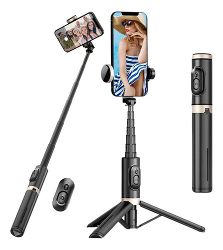 Trípode De Viaje Palo Selfie Para Celular Soporte Todo En 1