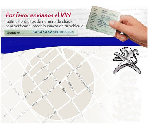 Imagen 6 de 7 de Vidrio De Espejo Con Base Derecho Peugeot 208 100% Original