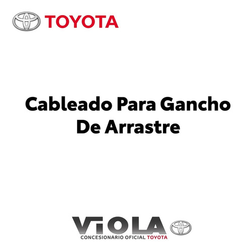 Cableado Eléctrico Para Gancho De Arrastre Toyota Sw4