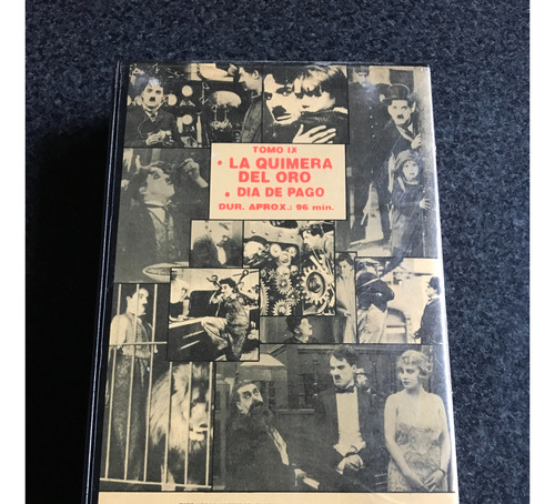 Charles Chaplin Vhs Original La Quimera De Oro Exc Est (Usado)