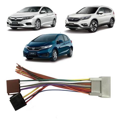 Chicote Ligação Conector Honda Civic Fit City Crv Até 2016