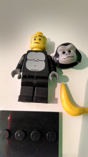 Lego Minifiguras Serie 3 Botarga De Gorila Loose Impecable
