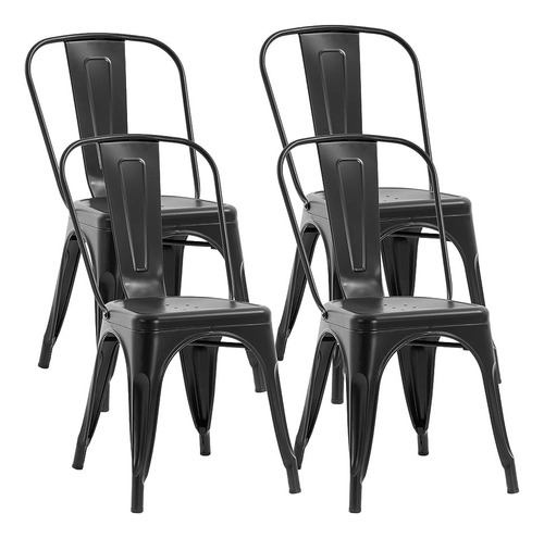 Silla Tolix Metalica Reforzada Set X 4 Unidades