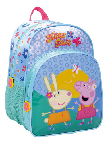 Mochila Escolar Peppa Pig 12 Pulgadas Happy Days Wabro