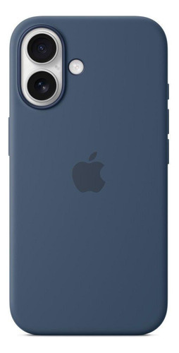 Capa Com Magsafe iPhone 16, Apple, Silicone Denim