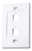 Comprar Tapa De Pared Intellinet Faceplate 2 Puertos Blanco 163293