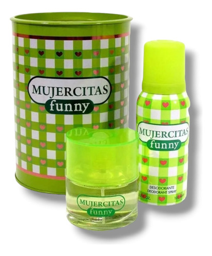 Mujercitas Funny Lata Perfume X40ml + Deo X 102ml Masaromas 