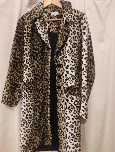 Saco Paño Talle S, Animal Print 