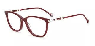 Lentes Carolina Herrera Ch0027 Lhf Burgundy Oftalmico Nuevo