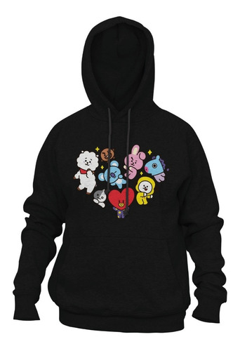 Sudadera Bts Bt21 Corazón Unisex