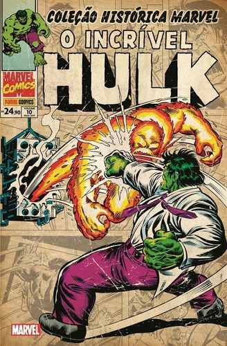 Coleção Histórica Marvel: O Incrível Hulk - Vol. 10, de Mantlo, Bill. Editora Panini Brasil LTDA, capa mole em português, 2019