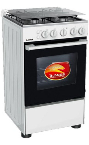 Cocina A Gas James 4 Hornallas Blanca C505mbt