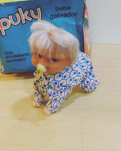 Bebe Gateador Puky En Su Caja La Cuerda No Funciona