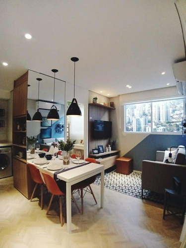 Imagem 7 de 9 de Apartamento Em Obras Para Venda Com 34,24 M² No Vibra Parapuã Em Brasilândia, São Paulo | Sp - Apo04777v