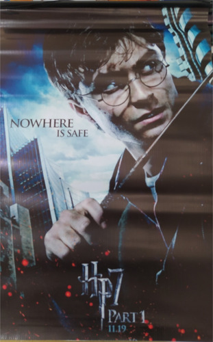 Lona Poster Decorativo Harry Potter Reliquias De La Muerte
